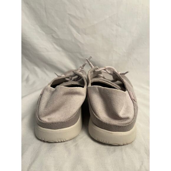 Chaco Women’s Canvas Lace-Up Casual Shoes Gray Comfort Walking Size 10.5 - Picture 6 of 7